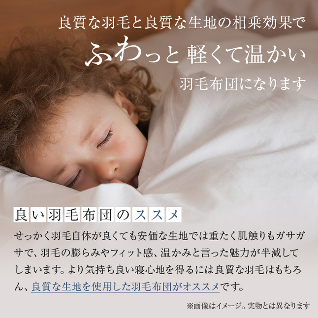 パラマウントベッド 羽毛布団 ダブル DOWN COMFORTER by Active Sleep ハンガリー産ホワイトマザーグース 95％ 1枚タイプ | 正規品 日本製 アクティブスリープ | パラマウントベッド | 03