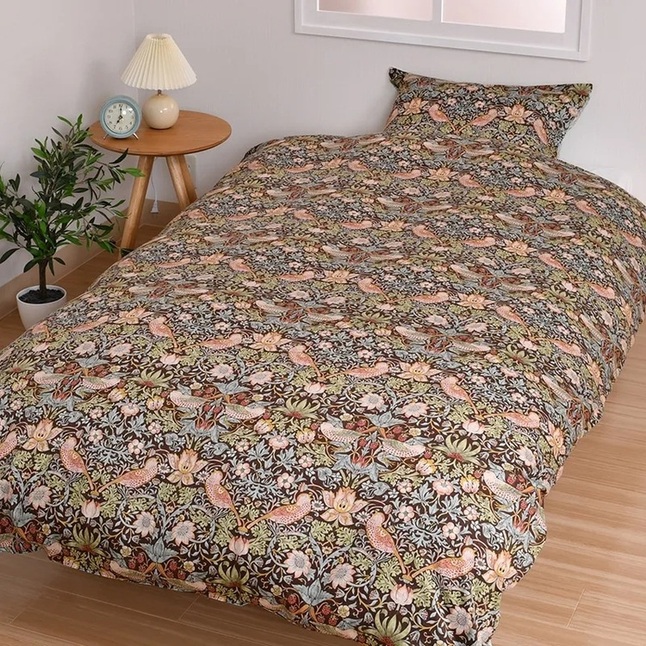 ウィリアムモリス いちご泥棒（掛け布団カバー）｜シーツ、カバー