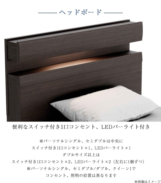 Serta（サータ） ベッドフレーム セミキング ナッシュビル693 | 正規品