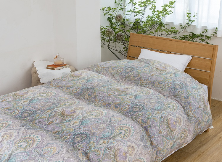 【美品】羽根掛け布団シングル／山甚物産 正規品 山甚物産 羽毛布団 シングル リージェント | 羽毛ふとん 日本製