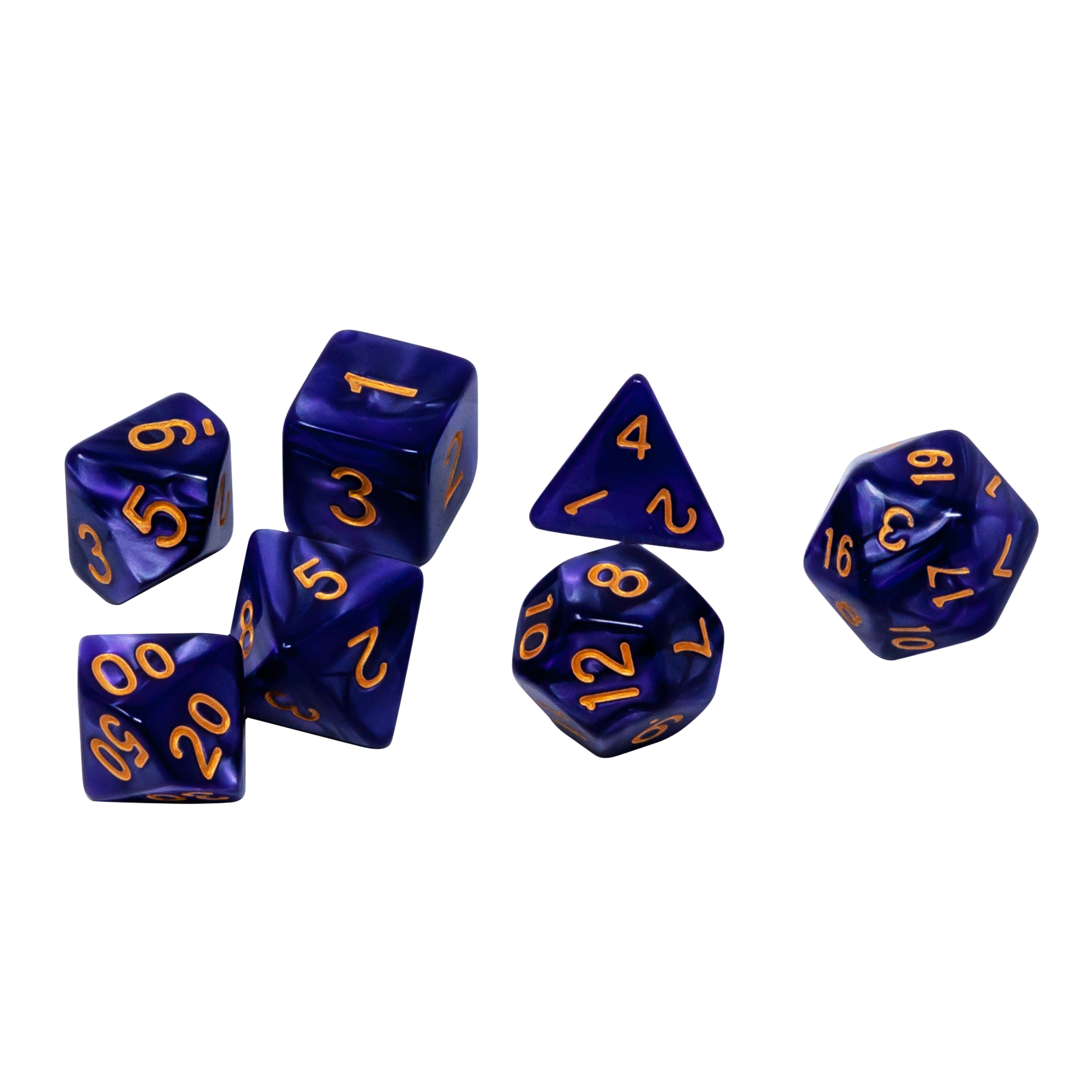 20面ダイス 10個セット　ギルドコンプリート サイコロ 多面体ダイス 7個セット TRPG ボードゲーム サイコロセット 4