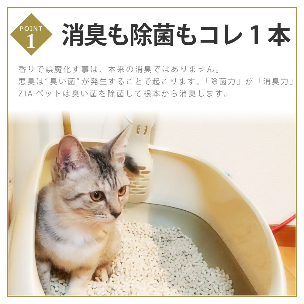 除菌スプレー 3本セット 次亜塩素酸水 200ppm 500mL スプレー ZIA PET(ジアペット) 非電解 次亜塩素酸 除菌 消臭 犬 猫 ペット スプレー除菌 弱酸性 日本製 |  | 08