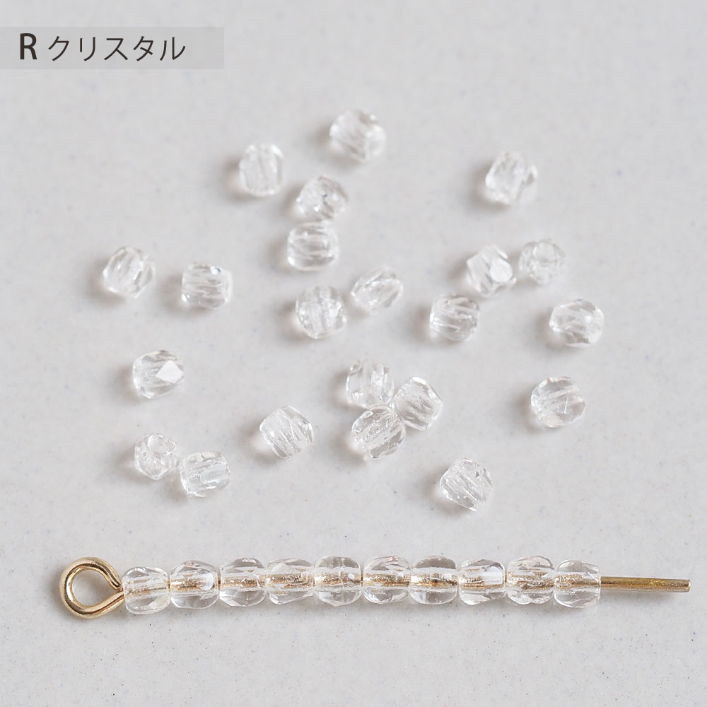 チェコビーズ FP 2mm 約30個 チェコガラス ファイアーポリッシュ