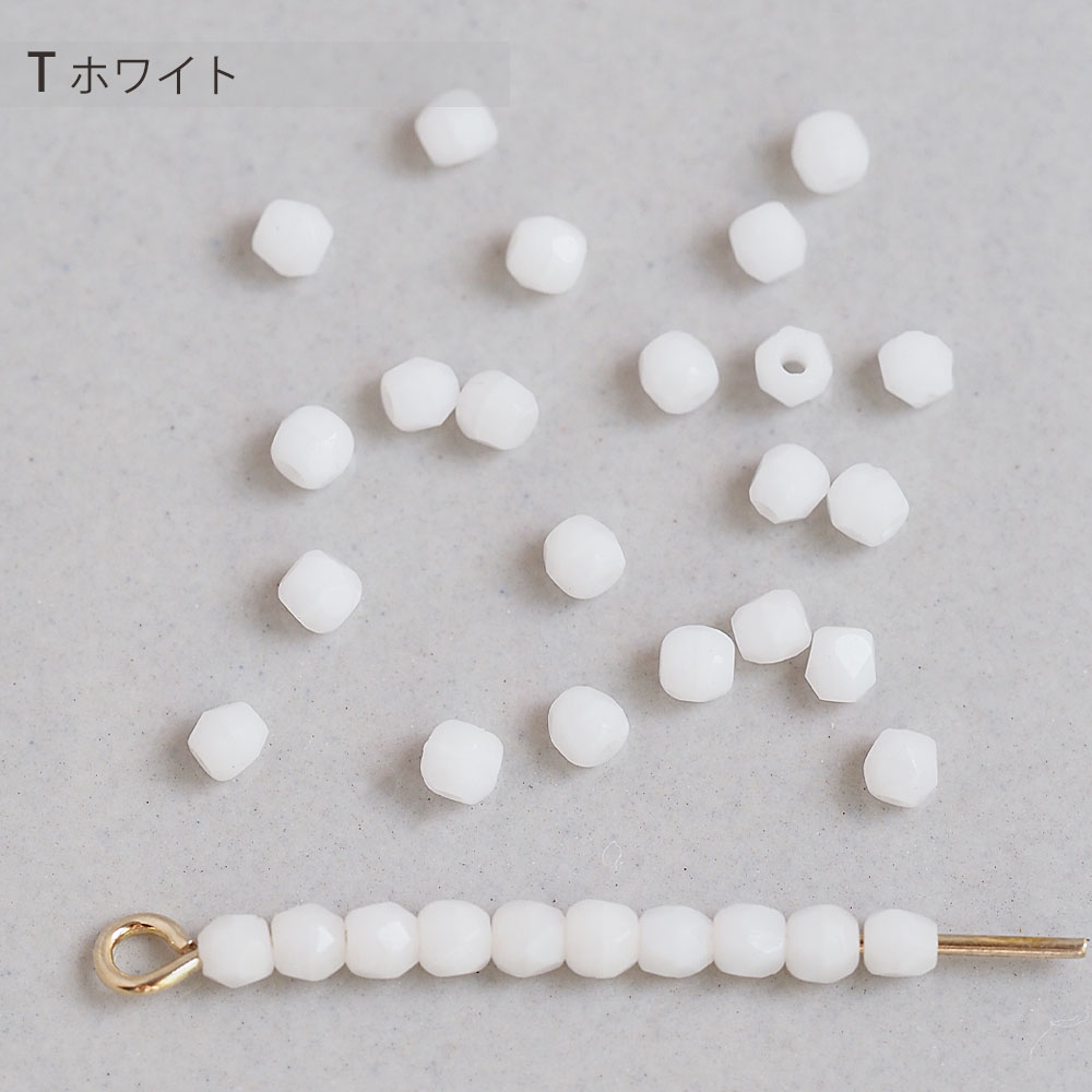 チェコビーズ FP 2mm 約30個 チェコガラス ファイアーポリッシュ