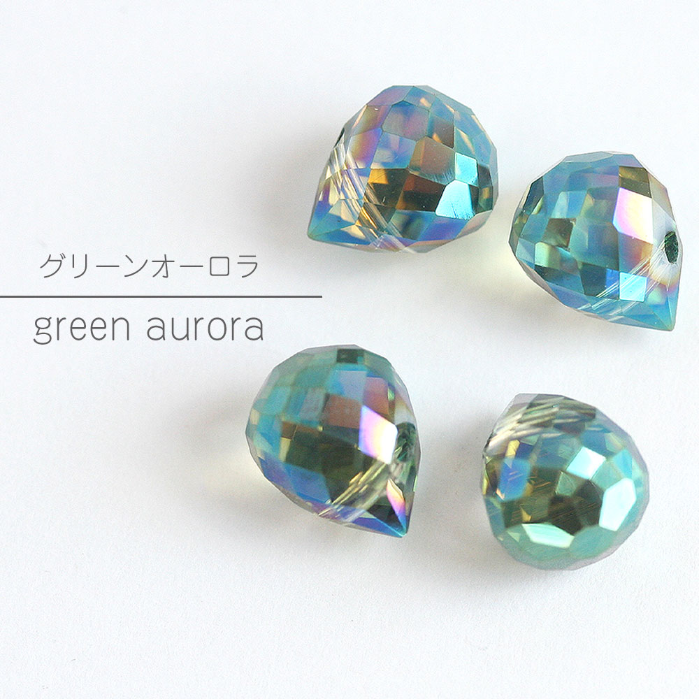 TOMI1956☆しずく型オーロラ【11×18mm】28コ×3 他 しずく型 38mm オーロラ 8個セット クリスタルガラス 涙型