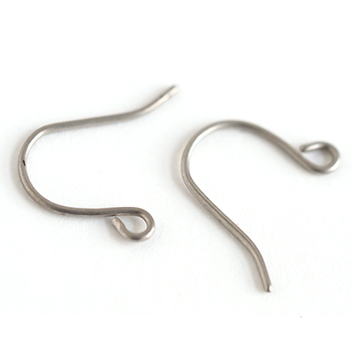 チタンピアスフック ピアス金具 ピアスパーツ 金属アレルギー対応