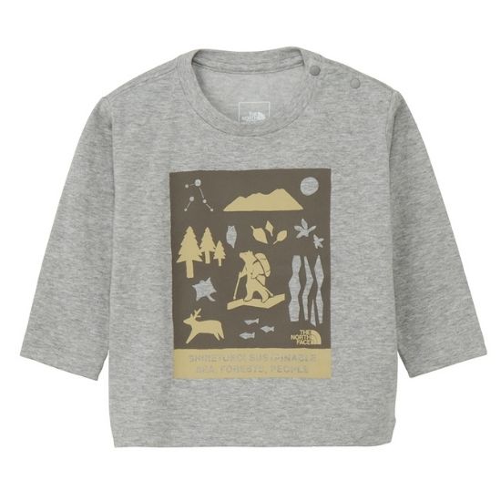 ザノースフェイス ロングスリーブシレトコトコティー NTB82530ST キッズ/子供用 長袖Tシャツ ベビー  ※先行クリアランスセール【返品交換不可】 | THE NORTH FACE | 03