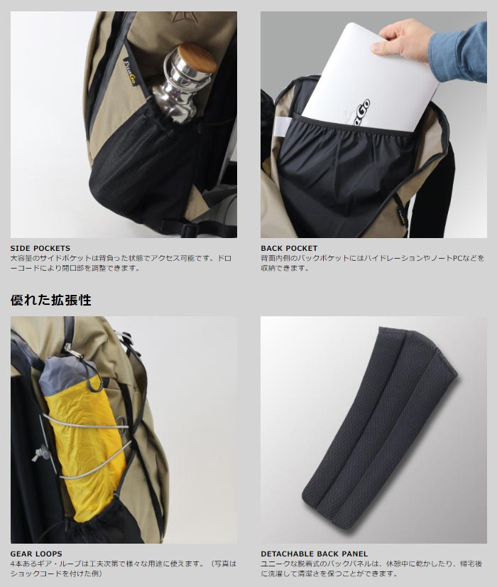 パーゴワークス バディ22 pworksHP202 リュック BUDDY 22 登山 : 10092443 : アウトドアーズ・コンパスYahoo!店  - 通販 - Yahoo!ショッピング