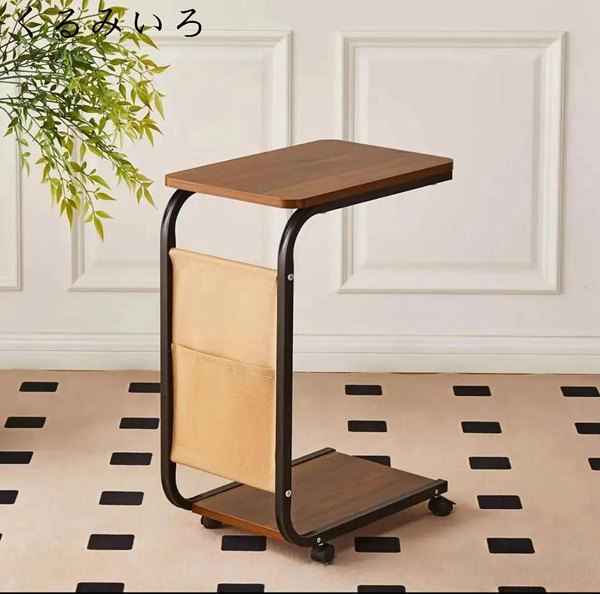可移動サイドテーブル コの字型 ナイトテーブル ソファサイドテーブル キャスター 簡単組み立て コーヒーテーブル モダン オフィスデスク｜komugi-st｜03