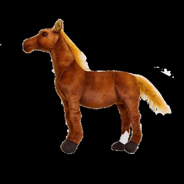 28-70cmシミュレーション馬ぬいぐるみかわいいぬいぐるみ人形ソフトリアルな馬のおもちゃキッズバースデーギフトホームデコレーション-50cm、｜komugi-st｜02