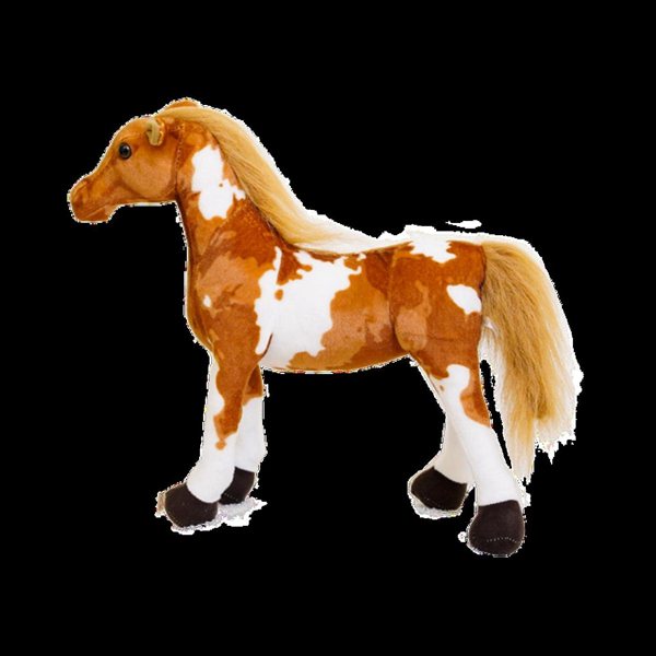 28-70cmシミュレーション馬ぬいぐるみかわいいぬいぐるみ人形ソフトリアルな馬のおもちゃキッズバースデーギフトホームデコレーション-50cm、｜komugi-st｜07