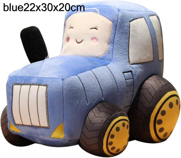 シミュレーション トラクター 掘削機 ぬいぐるみ 車の人形 ぬいぐるみ 柔らかい 車の枕 クリエイティブ クリスマス 誕生日 ギフト 子供用 ブル｜komugi-st｜02
