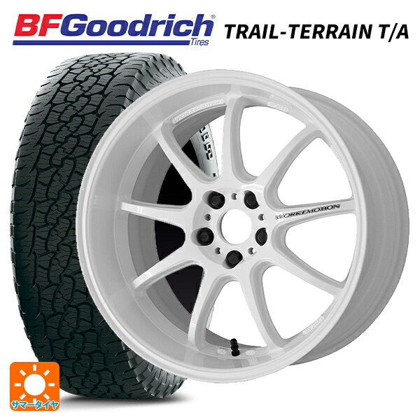 トヨタ RAV4(50系)用 235/65R17 108T XL BFグッドリッチ トレイルテレーン T/A ホワイトレター # 正規品 エモーション D9Rサマータイヤホイール 4本セット :eg001124388:タイヤホイール専門店コニシタイヤ