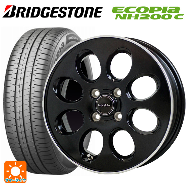 サマータイヤホイール4本セット 155/65R14 75H ブリヂストン エコピア NH200C # 正規品 ホットスタッフ ララパーム オーバル # 14 4.5J :et019410ew025341:Tire Wheel JAPON