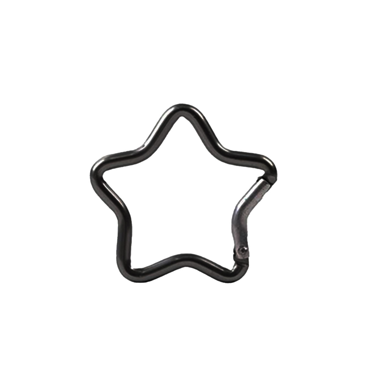 カラビナ 星型 可愛い キーホルダー フック アルミ 多機能カラビナ