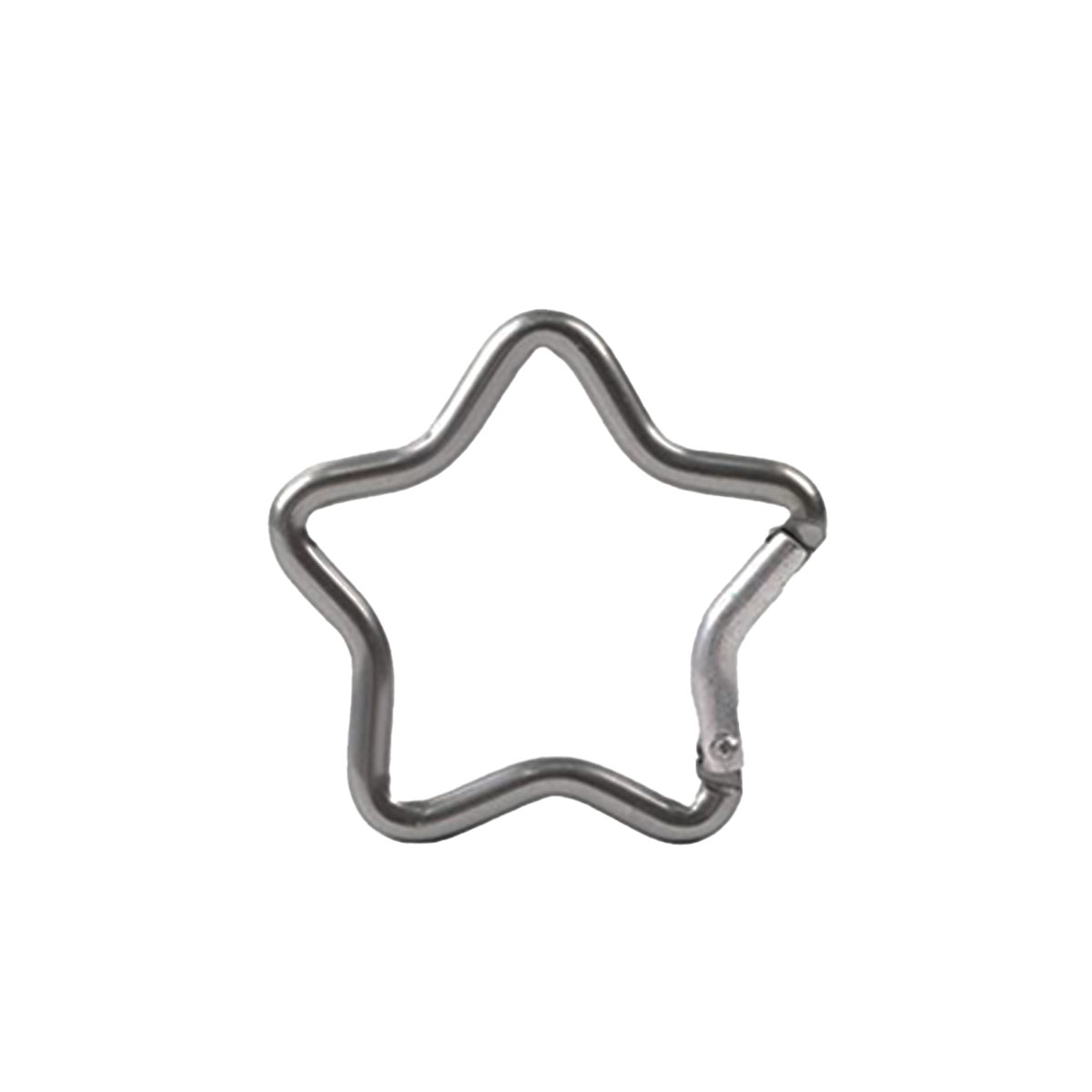 カラビナ 星型 可愛い キーホルダー フック アルミ 多機能カラビナ