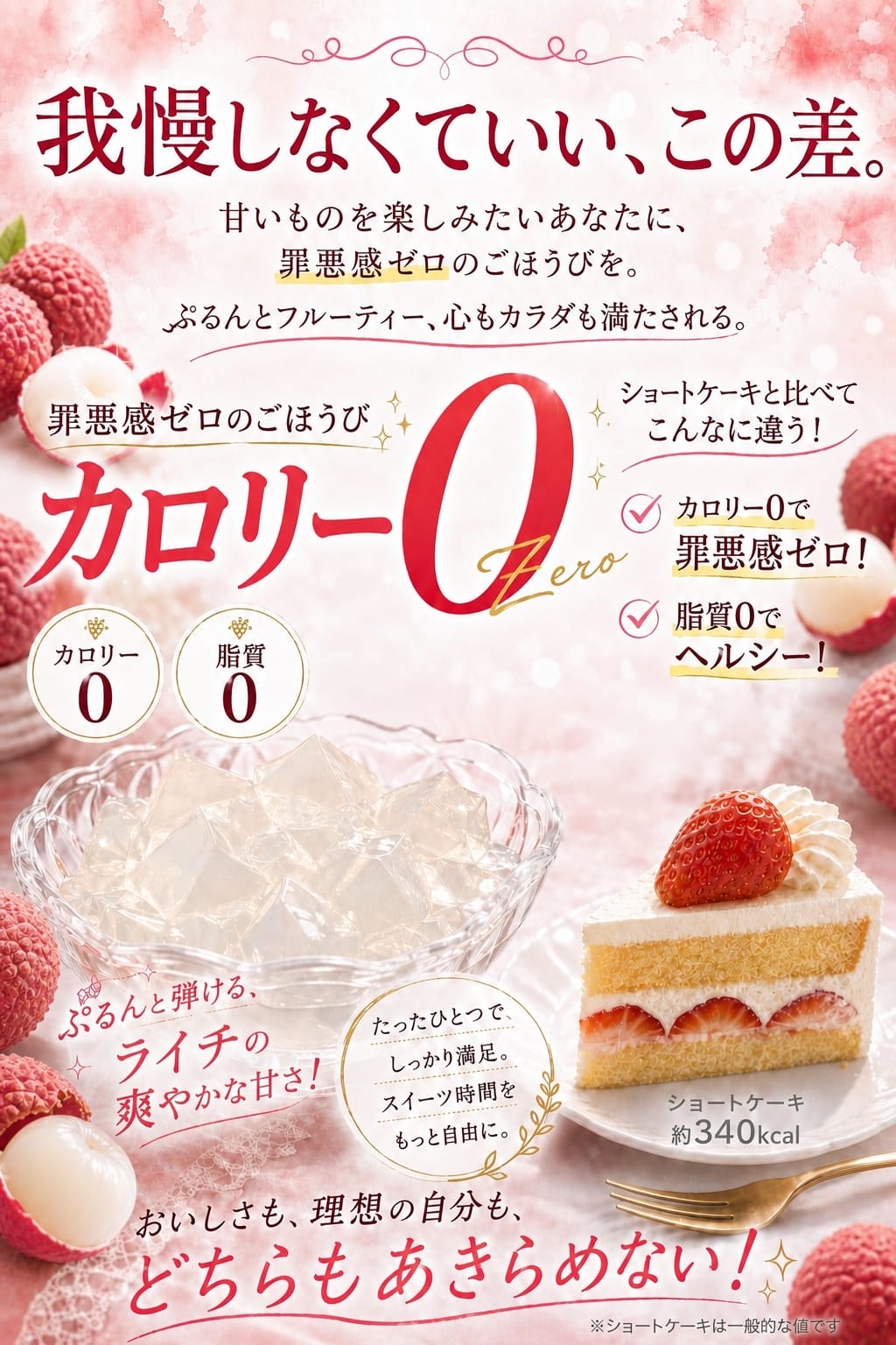 カロリーゼロ 低糖質 ライチ こんにゃくゼリー 置き換え｜こんにゃくパーク