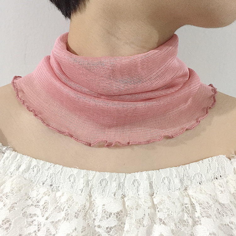 【1枚1040円！2枚追加購入で】ネックカバー 夏用 おしゃれ 日焼け防止 首のシワ隠し ネックウォーマー 首だけ 薄手 防寒 母の日 |  | 05