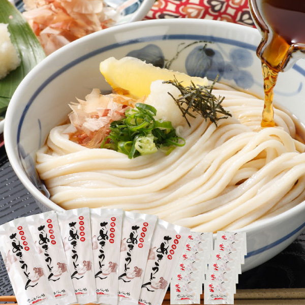 本場さぬきうどん「讃岐麺維新」 12人前 つゆ付き セット 本場 讃岐うどん 半生 麺 うどん