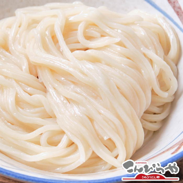 本場讃岐うどん 包丁細切り さぬきうどん 10人前 つゆ付き セット 本場 讃岐うどん 半生 麺 うどん 細麺 細切り麺 | こんぴらや | 11