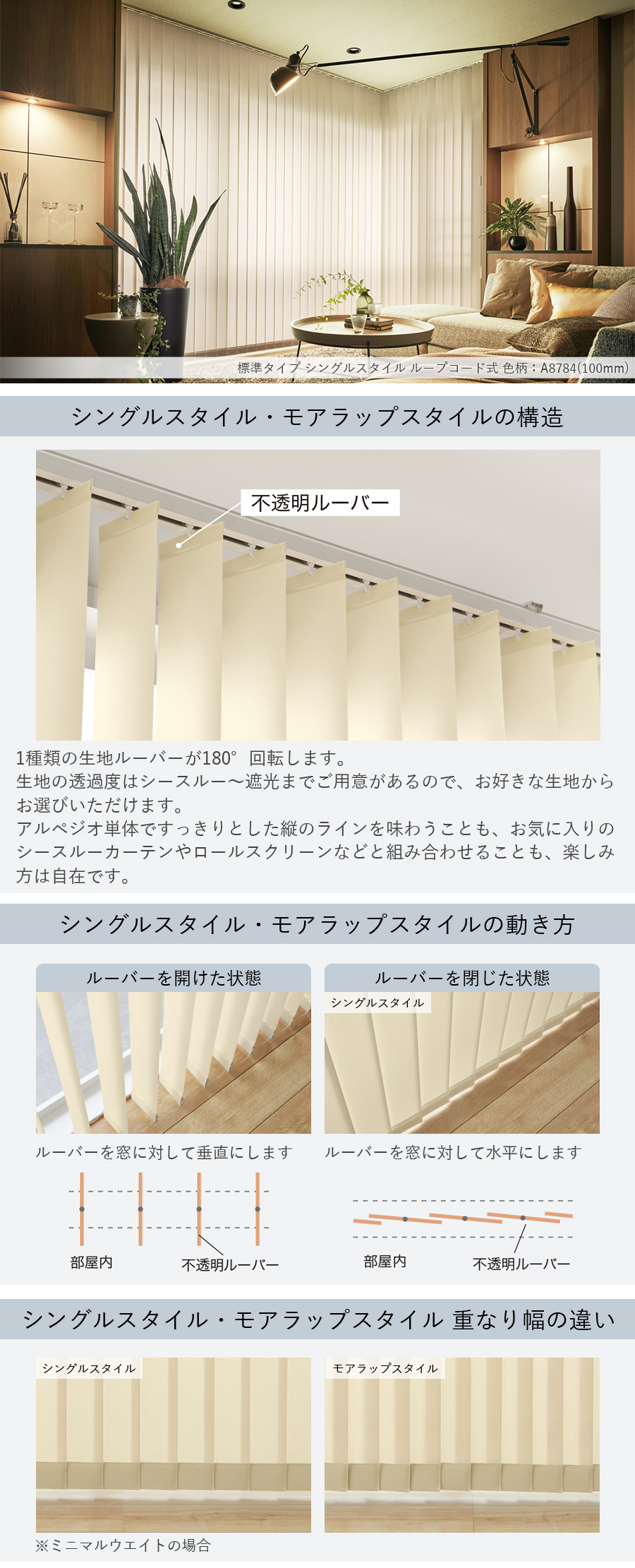 カーテン、ブラインド 縦型ブラインド ニチベイ アルペジオ センター