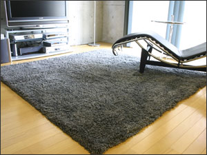 モノミックス シャギーラグ 140cm×200cm : カーテン ブラインドの