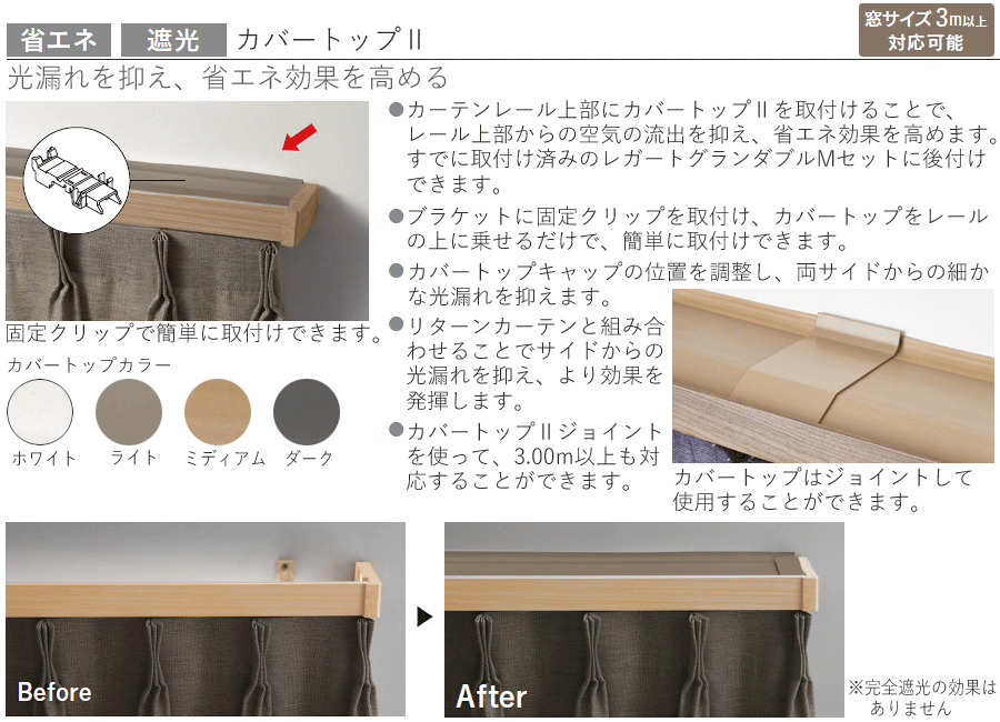 トーソー レガートグラン カバートップ2 ダブル正面付 3.0m MCセット