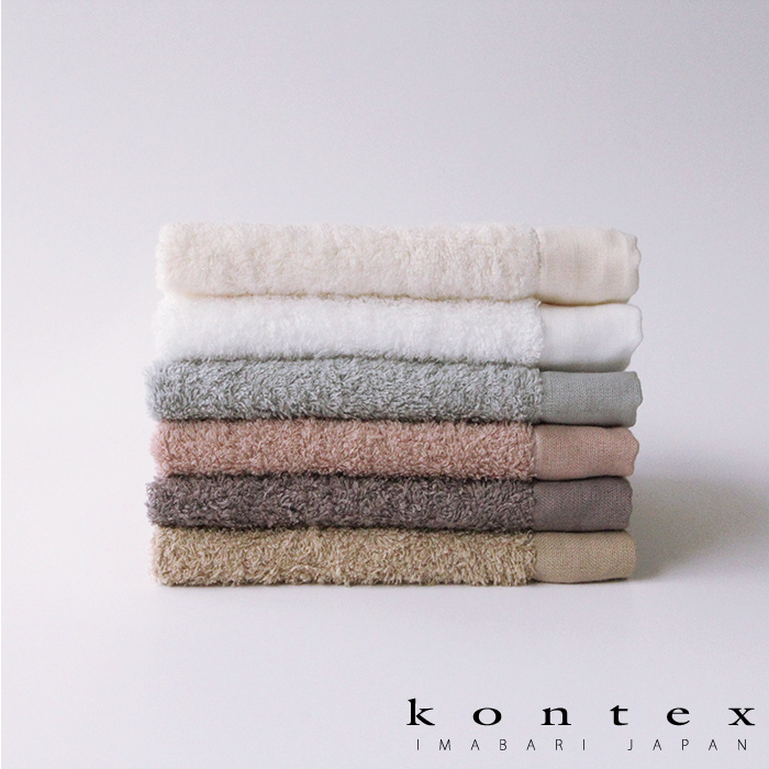 コンテックス(kontex) 　今治　フェイスタオル　日本製　コットン　パイル　吸水速乾　柔らかい（プリマベーラ　フェイスタオル）｜kontex-towel