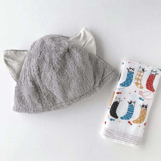 kontex（コンテックス） サウナハットNEKO タオル手ぬぐい （サウナ