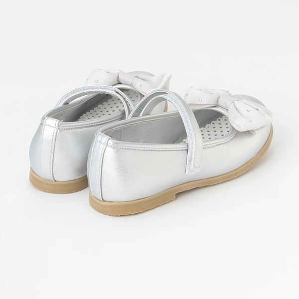 メゾピアノ１５０ｃｍ１６枚セットUSED mezzo piano メゾピアノ リボン バレエシューズ 靴 発表会 シルバー