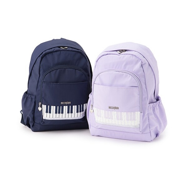 【新品タグ付き】Mezzo Pianoジュニア ネイビー キルティングリュック 新品タグ付き】Mezzo Pianoジュニア ネイビー キルティング