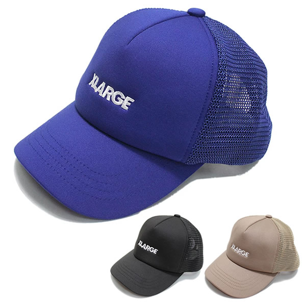 XLARGE KIDS エクストララージキッズ ロゴメッシュキャップ 帽子 クロ 