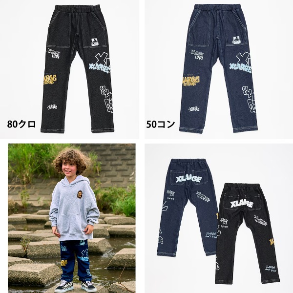 XLARGE KIDS エクストララージ キッズ 総柄グラフィックカット