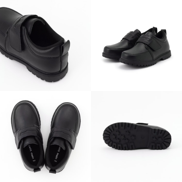 petit main プティマイン フォーマルシューズ 17 18 19cm クロ