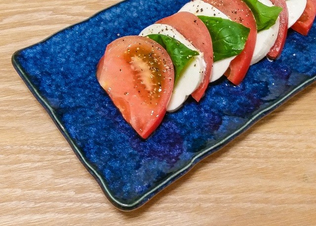 美濃焼 日本製 藍窯変サンマ皿 和食器 長皿 長角皿 焼き物皿 さんま皿