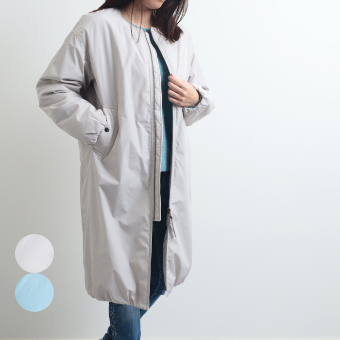 新品♪ UNDICI•NOVE ウンディッチ・ノーベ コート グレー 40(L) UNDICI・NOVE レディースコート、ジャケット｜ファッション