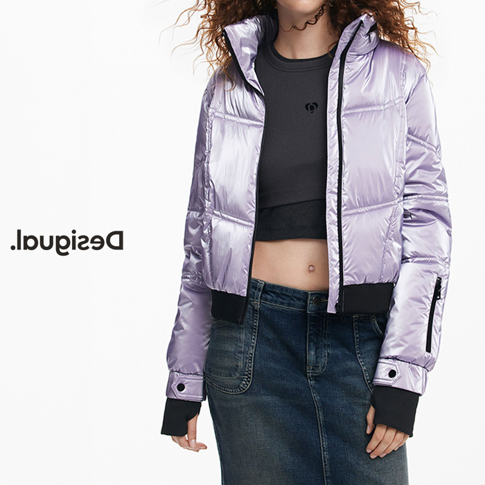【Desigual 】デシグアル レディース　アウター 中綿ジャケット　S 楽天市場】デシグアル Desigual 中綿コート レディース 冬物