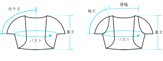 バスト 服 販売 測り方 ボレロ