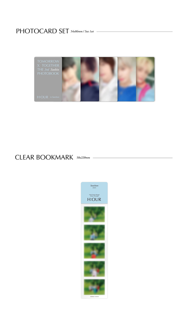 TXT - H:OUR SET [THE 3RD PHOTOBOOK H:OUR in Suncheon+Extended 