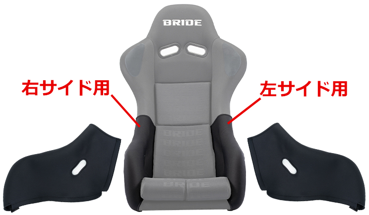 ブリッド ZETA3 / ARTIS3 / EXAS3用 サイドカバー 左右片側単品