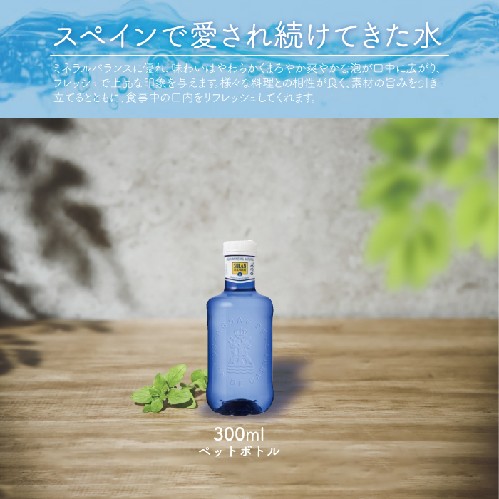 ソランデカブラス Solandecabras 天然水 ナチュラルミネラルウォーター スリーボンド貿易 330mlボトル 36本入 スペイン 送料無料 Green Base グリーンベース 通販 Paypayモール
