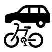 自動車、自転車