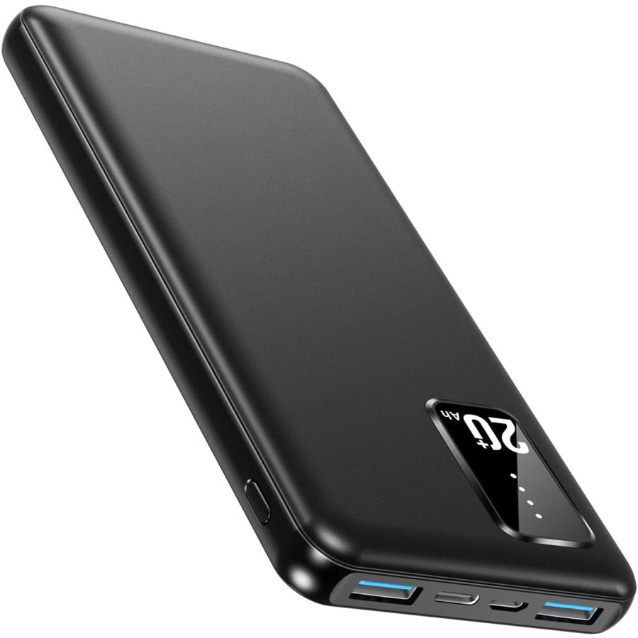 【即納・10%OFFクーポン】 モバイルバッテリー 20000mAh 大容量 軽量 急速充電 3台同時充電 薄型 機内持ち込み スマホ充電器 PSE認証済 iPhone Android 対応 |  | 01