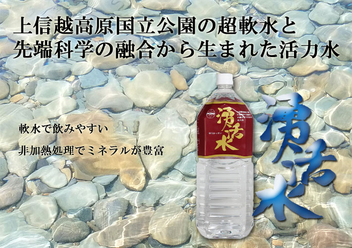 ミネラルウォーター「湧活水」２リットル×８本 : big-water