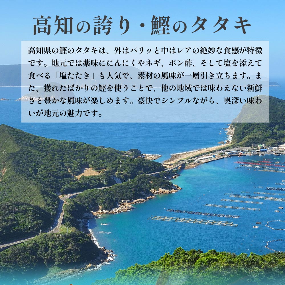 トロ鰹たたきハーフカット６個