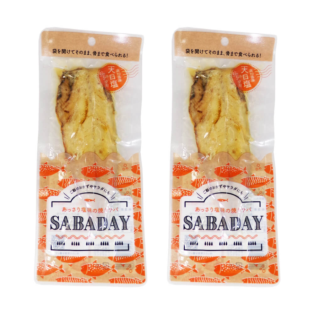 送料無料 高知 浜吉ヤ【SABADAY 燻製さば 焼きサバ 選べる2袋セット
