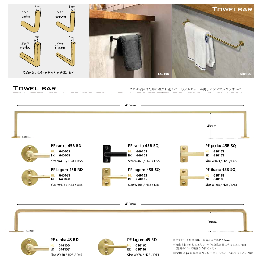 タオルリング タオルハンガー タオル掛け  真鍮 おしゃれ タオルホルダー タオル干し トイレ バスルーム キッチン｜kotaboat-store｜05