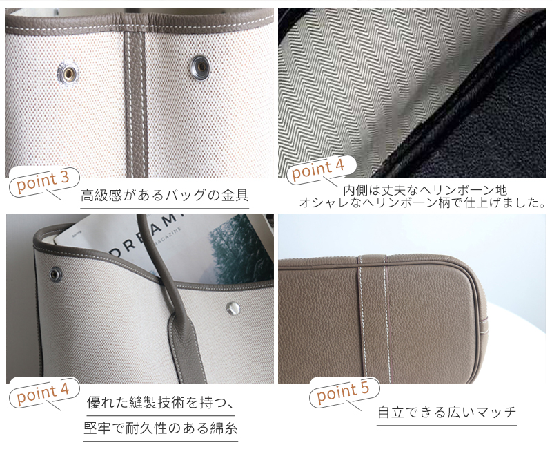 本革 キャンバス バッグ レディース トートバッグ 上質本牛革