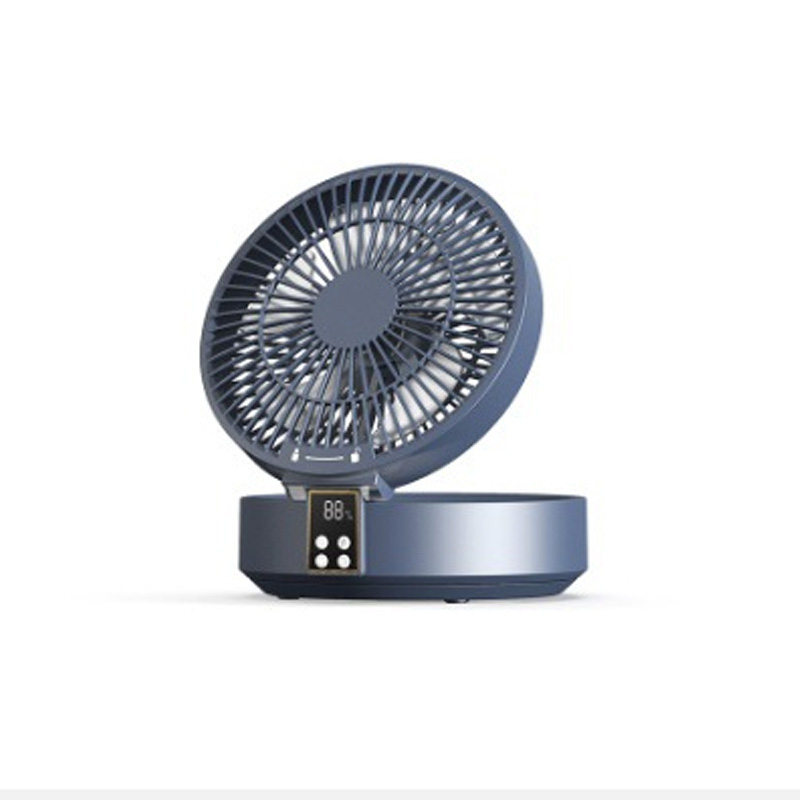 扇風機 小型 卓上扇風機 自動首振り LEDディスプレイ表示 リモコン＆タイマー機能 静音 折り畳み式 角度調整 壁掛け USB充電式 3段階風量 熱中症対策｜kotetsu0515｜04