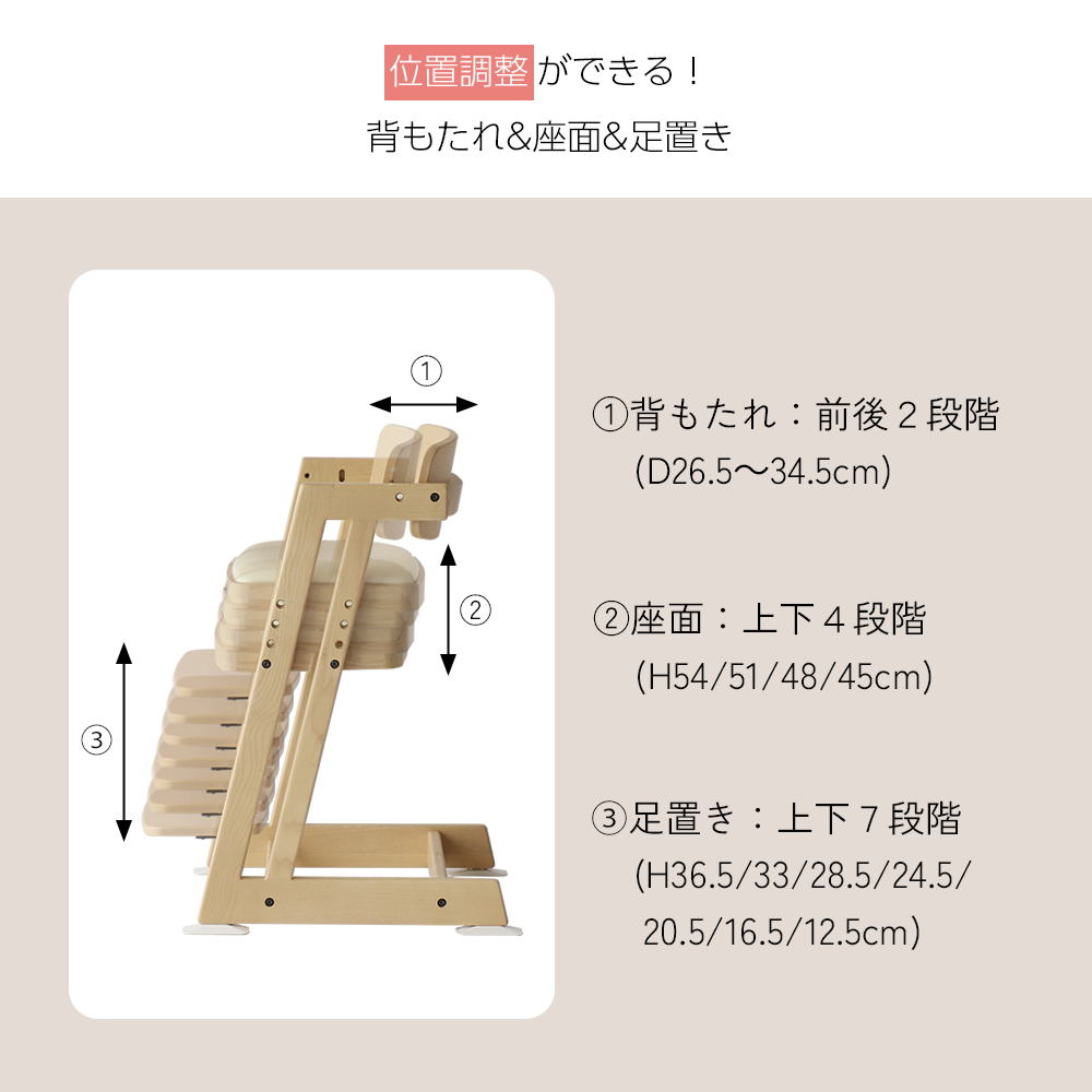 ICHIBA（市場） ハイチェア ベビーハイチェア キッズハイチェア 子供